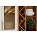 Ver imagem 5 de Armário de Cozinha Modulado Tempranillo 2 Portas (Vidro Reflecta) 120cm Amendoa/Off White - Ronipa