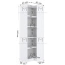Ver imagem 5 de MÓDULO DE CANTO PARA CLOSET A185 M292.B (LOJA, CLOSET, CANTO) MUNDI MOVEIS