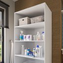 Ver imagem 6 de Armario Multiuso Grande 02 Portas 100% Mdf Móveis Rimo Branco