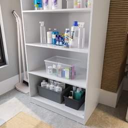 Armario Multiuso Grande 02 Portas 100% Mdf Móveis Rimo Branco - 7