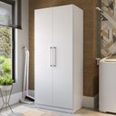 Ver imagem 1 de Armario Multiuso Grande 02 Portas 100% Mdf Móveis Rimo Branco