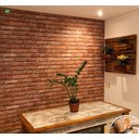 Ver imagem 2 de Papel Parede Decorativo Alltak Lavável Todos Modelos 60cmx1m - Tijolo Vermelho