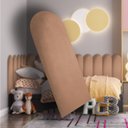 Ver imagem 2 de Kit 11 Placas Cabeceira Nuvem Estofada para Cama Box - Módulo 20 Cm X 60 Cm:rosa