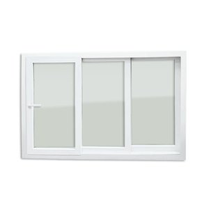 Janela Pvc 3 Folhas Móveis Redução Acústica - 120x240