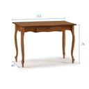 Ver imagem 5 de Aparador para Sala em Madeira Maciça com Pés Luis Xv 1 Gaveta 1019 Linz Móveis - Imbuia Glazer