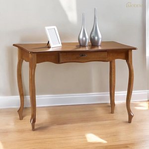 Aparador para Sala em Madeira Maciça com Pés Luis Xv 1 Gaveta 1019 Linz Móveis - Imbuia Glazer