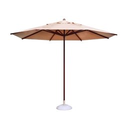 Ombrelone Guarda Sol Piscina Casa Praia Base Branco 240cm - 2