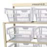 Estante Cesto Expositor Branco 80kg Presto - 2