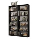 Ver imagem 5 de Kit com 2 Estantes Livreiro 6908 Preto