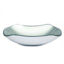 Ver imagem 1 de Cuba De Vidro Retangular Abaulada 45cm Prata