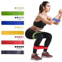 5 Mini Band Elastico Academia Fit Treino Funcional Exercíci - 1