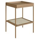 Ver imagem 1 de Mesa Lateral com Prateleira Pé Metal Arlo A10 Hanover/dourado - Mpozenato