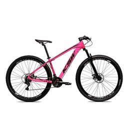 Bicicleta Aro 29 Ksw 27v Trava e K7 17" Rosa/preto - 1