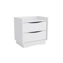 Ver imagem 1 de Mesa de Cabeceira 54cm com 2 Gavetas M261 Kappesberg - Branco
