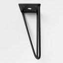 Ver imagem 5 de Kit 03 Pés Hairpin Legs 15cm Aramado de Aço Triplo para Móveis e Estofados - Desk Design