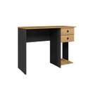 Ver imagem 1 de Mesa para Computador Escrivaninha 4115 com 2 Gavetas Freijo Toq/Preto Fosco