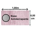 Ver imagem 3 de Tapete Pratatêxtil 0,50m X 1,00m Antiderrapante.:rosa