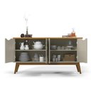 Ver imagem 3 de Buffet 4 Portas Prism 1,60m Cinamomo / Off White - Patrimar