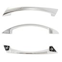 Ver imagem 2 de Kit Puxador para Armarios de Cozinha 128mm Itasoft Cromado