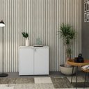 Ver imagem 4 de Armário Baixo com 02 Portas 75x80x42cm Wlab80 Branco Tx