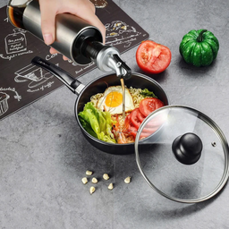 Kit 6 Galheteiro Azeite Vinagre 300ml Vidro Aço Inox com Dosador - 6