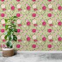 Ver imagem 2 de Papel de Parede Floral Rosas 4 Arte Destaque 3 Metros