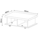 Ver mais imagens de Mesa de Centro para Sala 90 Cm 4632 Cinamomo Arly Cinamomo