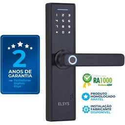 Fechadura Digital de Embutir com Biometria Esf-de2000b Elsys - 2