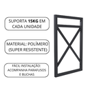 Ver imagem 6 de Prateleira 150x20cm de Parede Mdf Estilo Industrial
