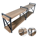 Ver imagem 2 de Prateleira 150x20cm de Parede Mdf Estilo Industrial