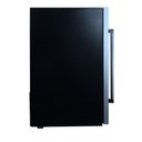 Ver imagem 7 de Cervejeira Expositor Vertical Hq Vidro Duplo 125 Litros Preta e Inox Hq-125CEVPV - 220V