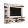 Painel Inácio TV 60 Off White e Freijó Bnn Decor DJ Móveis Home Suspenso - 2