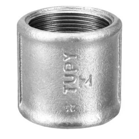 Luva Ferro Galvanizada 4 Luva Metal Galvanizado 4 Polegada Tupy Tupi
