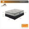 Cama Box Baú King Preto + Colchão Ortopedico Espuma D33 Pillow Top Hanover One 193x203x64cm - 3