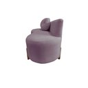 Ver imagem 5 de Namoradeira Sofá Feijão Lounge 120cm Orgânica Veludo Rosê