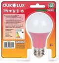 Ver imagem 3 de Lâmpada Rosa Led 7w Equivale 60w - Bivolt Superled Ourolux