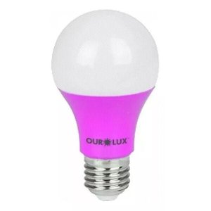 Lâmpada Rosa Led 7w Equivale 60w - Bivolt Superled Ourolux