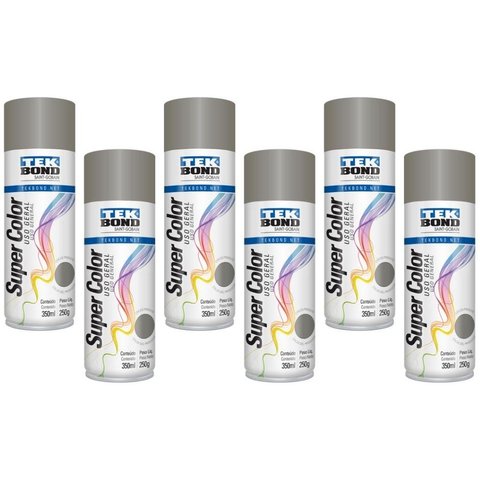 Tinta Spray Platina Uso Geral 350ml Tekbond