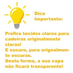 Kit Capa Para Cadeira De Jantar Suplex 4 Peças Estampada Marrom Garfo - 5