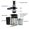 Processador Centrífuga de Suco 1500w Inox 2 Velocidades Prateado 127v - 6