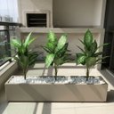 Ver mais imagens de 4 Árvores Artificiais Folhagem Decoração Interiores, Escritório, Comércio e Projeto de Design