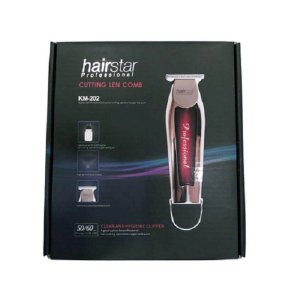 Máquina De Corte e Acabamento Hairstar Km-202 Bivolt Hairstar Professional