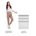 Ver imagem 7 de Balcão Armário de Cozinha 60 cm 3 Gavetas Branco Glamy Madesa
