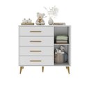 Ver imagem 4 de Cômoda para Quarto Infantil Kids Espresso Móveis Branco