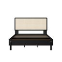 Ver imagem 5 de Kit Cama de Casal 2 Mesas Cabeceira com Palhinha Oslo Nero 27055