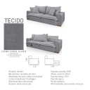 Ver imagem 5 de Sofá Veneza Retrátil Reclinável com Molas Ensacadas no Assento Tecido Linho Cinza Claro 2,50m