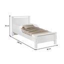 Ver imagem 7 de Mini Cama Infantil Meli Reforçada Branco com Colchão