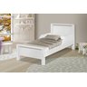 Mini Cama Infantil Meli Reforçada Branco com Colchão - 3