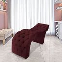 Ver imagem 2 de Maca Estofada Estética Cílios Salão Spa Suede Vivian:bordô