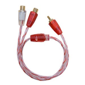 Cabo Y Stetsom Pvc Cristal Bronze 1 Macho + 2 Femea 40cm
